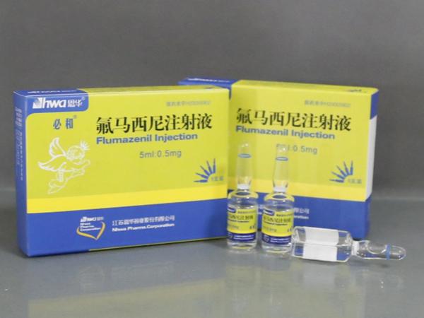 Inyección de flumazenil