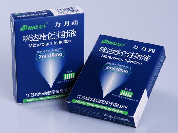 Inyección de midazolam